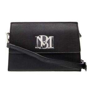 Badgley Mischka Black Vegan Leather Crossbody